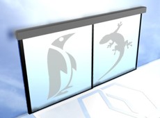 Portes automatiques à isolation thermique